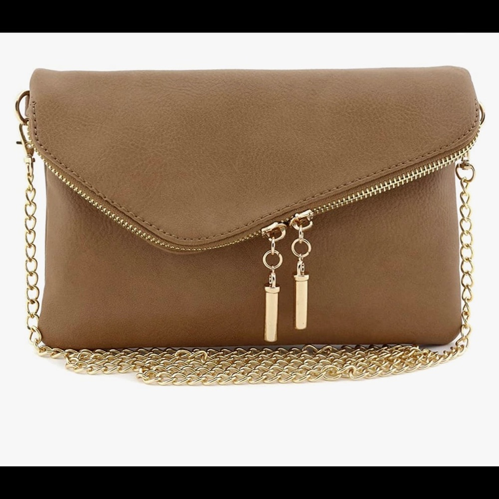🔥 Envelope Wristlet Clutch Crossbody Bag with Chain Strap